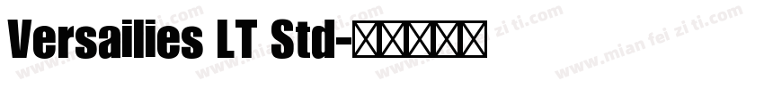 Versailies LT Std字体转换